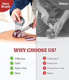 Onion Slicer PRO | Onion Cutter | Holder for Slicing | Lemon Vegetable Cutter for Potato and Tomato, Avocados, Eggs, Food Slicer Assistant Tool for Slicing Fruit and Meat