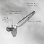 JazzUpCo Tia Flatware non toxic 18/10 stainless steel dishwasher safe (Matte Silver, 12 Person Set (60 Pieces))