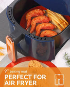 Sopito 5PCS Non Stick Platinum Silicone Baking Mat for Half Sheet & Quarter Baking Sheet and 9'' Pizza Pan, Reusable & Food Safe Heat Proof Up to 480℉ Cooking Mat, Red