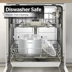 SUNHOUSE Stainless Steel Stock Pot – 12.6 Quart Heavy-Duty Induction Cooking Pot with Glass Lid for Pasta, Soup, Spaghetti – Thick-Bottom Large Stockpot for Boiling, Simmering, Canning