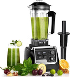 Professional Blenders for Kitchen, 2L Large Capacity Smoothie Blender, 2200W High Power Home and Commercial Countertop Blender, 68oz BPA Free Blender for Shakes and Smoothies with Timer, Crushing Ice