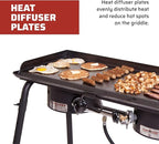 Camp Chef SG60 Deluxe Double Burner Steel Professional Griddle (Steel)