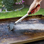 Flat Top Grill Scraper 15.5" Long Griddle Tool by FryOilSaver Co., 5.5" Replaceable Blade Kitchen Scraper for Cleaning Griddle & Flat Top Grill for Diner, Bar, Hotel, Restaurant & Food Service - 90018