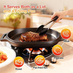 ARC Dutch Oven for Bread Baking, 3.6QT Oval Cast Iron Bread Loaf Pan with Lid, Bread oven for Sourdough, Sourdough Starter Kit Includes Bread Box & Heat-Resistant Oven Mitts