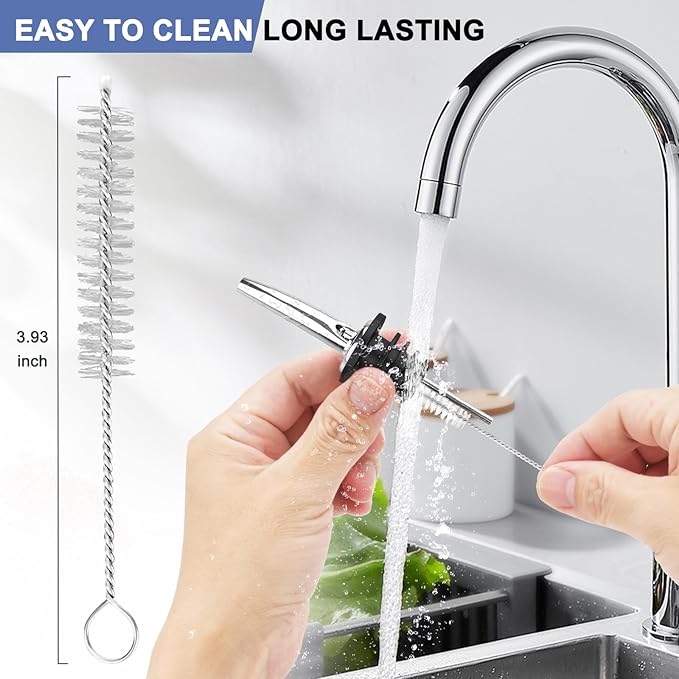 60-Pack Stainless Steel Pour Spouts for Liquor Bottles Oil Vinegar and Wine,Liquor Bottle Pourers with Rubber Dust Caps,Bar accessories,Pourers for Bartending