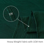 maxmill Christmas Hunter Green Tablecloth, Spill-Proof and Water Resistance Heavy Weight Soft Table Cloth for Christmas, Holiday and Family Gatherings, Dinner Rectangle 60 x 84 Inch, Hunter Green