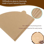 Coffee Filters,200 Count Disposable Coffee Paper Filters, Size 04 Unbleached Cone Filters 2-4 Cup, Filters For Pour Over and Drip Coffee Maker (200, V02)