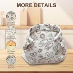 2 Pack Reusable Beeswax Bread Bags for Homemade Sourdough, Kitchen Baking Extra Large 13"x17" Food Storage Fresh Keeping Linen & Beeswax Bread Bags