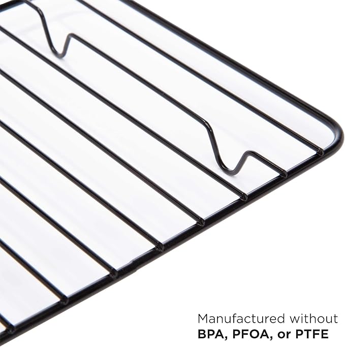 Ecolution Non-Stick Toaster Oven Bakeware Set 4-Piece, Carbon Steel, Easy to Clean and Perfect for Single Servings, Gray (Pack of 6)