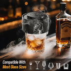 Electric Whiskey Smoker Kit – Old Fashioned Drink Smoker Kit with Heating Rod, Aluminum Alloy Body & 6 Wood Chips – USB Rechargeable, No Butane – Gift for Whiskey, Cocktail,Bourbon, Coffee& BBQ Lovers