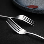 VANDBAO Silver Flatware Cutlery Silverware Set 20 Pieces, Stainless Steel Colorful Utensils, Tableware Set Service for 4, Include Knife/Fork/Spoon, Reusable, Mirror Polished, Dishwasher Safe