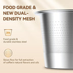 CAPMESSO Reusable Coffee Pods for Keurig 1.0: Stainless Steel Refillable K Cup - Reusable Coffee Filter for Keurig 1.0 Coffee Maker, Permanent (4 Reusable k cups for Keurig 1.0)