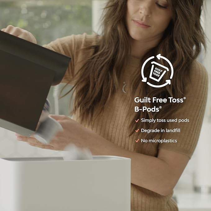 BRUVI The Bundle | Single-Serve Coffee System | Includes 20 Coffee and Espresso B-Pods Coffee Brewer