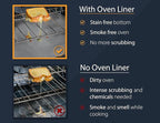Oven Liners for Bottom of Oven - 4 Pack Large Heavy Duty Mats, 17”x25” Non-Stick Reusable Liner for Electric, Gas, Toasters, Grills - BPA & PFOA Free Kitchen Accessory to Keep It Clean (Silver)
