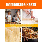 16PCS Pasta Making Tools Set Include 1 Pasta Drying Rack 1 Gnocchi Board 1 Dough Scraper 1 stainless steel Rolling Pin 4 Ravioli Maker Cutter 2 Dumpling Maker Tool 1 Noodle Cutter For Homemade Pasta