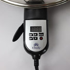 Ethniq 16" Electric Griddle for Ethiopian Injera, Somalian Anjero, Crepe, Lefse, Mogogo, Mitad, Pancake Teff Maker - Adjustable Digital Heat Control - Non-Stick Surface - Even Heat Distribution