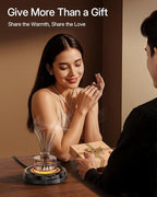 Coffee Mug Warmer for Desk, 50W Fast Heating Cup Warmer with Smart Display, 4 Temps & 12H Timer, Auto Shut Off for Tea, Milk, Hot Drinks - Classic Black