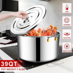 Pasta Cooker Insert Set Stainless Steel Pasta Pot With Strainer Basket Multipots Cooking Tool For Noodles Dumplings Pasta For Home Kitchen Restaurant,5 Holes