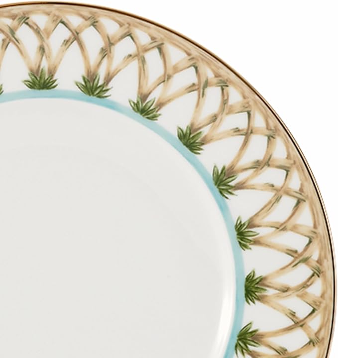 Lenox 897295 British Colonial Bamboo Accent Plates, Set of 4