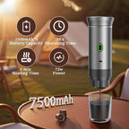 Zcyge Portable Coffee Maker Espresso Machine, Travel Espresso Maker, Cafetera Portatil Expreso with Small Tea Cup, Compatible with Ground Coffee & NS Capsule for RV,Car, Hiking, Camping Office