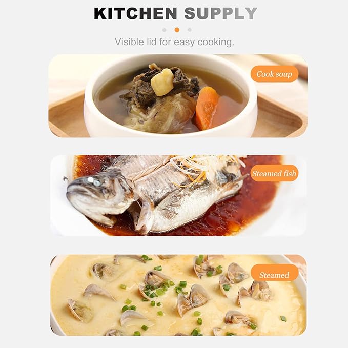 STOBAZA 20cm Steamer Basket Stainless Steel Steam Rack Trivet, Steamer Grid Compatible with Instant Pot Pressure Cooker