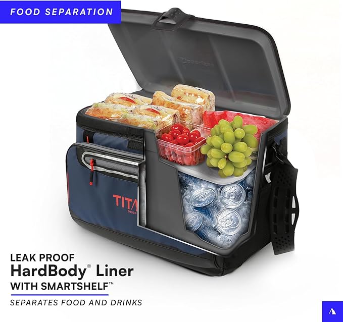 Titan by Arctic Zone 30 Can Zipperless Soft Cooler with HardBody Liner