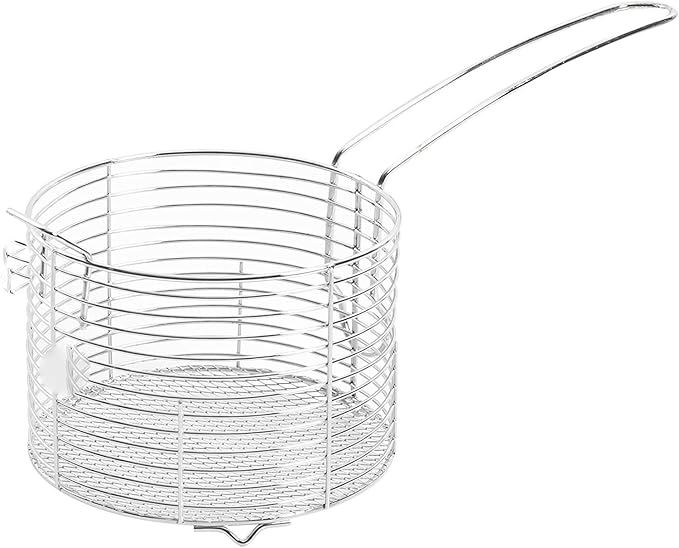 Oster 91537.03 Sangerfield 3.65-Quart Stainless Steel 3-Piece Deep Fryer Cookware Set – Durable Kitchen Frying Pots