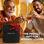 Berlinzo Premium Clear Ice Ball Maker Mold - 8 Large 2.4" Crystal Clear Ice Balls for Whiskey, Cocktails & Bourbon - Easy-to-Remove Mold for Ice Spheres - XL Storage Bag Included (Non-Electric)