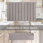 Large Stone Dish Drying Mats for Kitchen Counter, 24"×16" Collapsible Quick Dry Eco-Friendly Absorbent Diatomaceous Earth Mat, Stone Mat for Kitchen Sink, Birthday Gifts for Women Mom Grandma