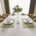 Yoshy 12-Piece White Embossed Mesh Bone China Dinnerware with Lightweight Durable Chip Resistant Design Service for 4