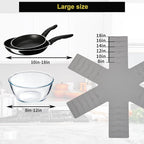 Pot and Pan Protectors for Stacking, Pot Pan Separators Cookware Protector 3 Pack, Dividers Anti-Slip Foldable for Multiple Sizes Pots and Pans Avoid to Scratching or Marring