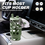 MUKOKO 32 oz Glass Tumbler with Straw,Glass Water Bottles with Time Marker,Iced Coffee Cup with Silicone Sleeve,Motivational Drinking Bottles,Leakproof-Olive