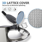 Shaved Ice Machine 300W Electric Ice Crusher 4 Blades Ice Crusher Shaver 2200 RPM Snow Cone Machine 286 lbs/hr Ice Shaving Machine for Home and Commercial