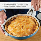 KitchenAid Hard Anodized Ceramic 9-Piece Nonstick Cookware Set – Includes Fry Pans, Saucepan, Stockpot, Durable, Even Heating, Oven Safe to 500°F, Blue Velvet