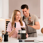 Takavu Coffee Grinder Cleaning Brush, Barista Brush with Black Boar Bristle, Espresso Machine Cleaner Tool, Brista Dusting Accessories Used on Group Heads, Shower Screen, Portafilter, Scoop, Tamper