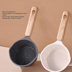 Mini Milk Warmer Pot, 9.5oz/280ml Nonstick Sauce Pan Butter Melting Pot for Stove Top, Small Coffee Milk Warmer Pots with Pour Spout for Home Kitchen Restaurant (Black)