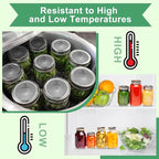 52 pcs Canning Lids, Regular & Wide Mouth Mason Jar Lids Set, Canning Jar Lids for Ball & Kerr, Redefining Leak-Proof with Perfect Airtight Seal, Compatible with Electric Vacuum Sealers