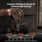 Gevi 20 Bar Espresso Machine with Grinder & Milk Frother, Professional Coffee Maker for Home, Cappuccino & Latte, Removable Water Tank, Steam Wand