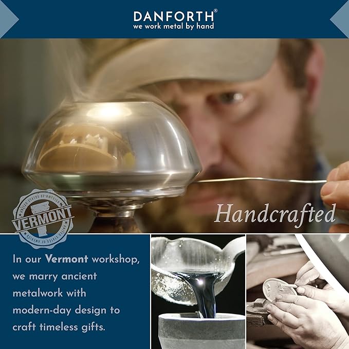 DANFORTH – Pewter Queen Anne Coffee Scoop – 7” – Handcast Coffee Measuring Spoon – Made In USA