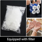Sink Drain Strainer 2025 New Suction Cup Sink Kitchen Net Strainer Colander Collapsible Corner Sink Strainer Over for Food Waste Filtering Kitchen Leftover Have Mesh Bags (Black, Filter 150Pcs)