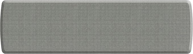 NewLife by GelPro Ergo-Foam Cushioned Anti-Fatigue Standing Kitchen Floor Mat, Padded Stain-Resistant, Waterproof, Non-Slip Comfort Padded Desk/Office Mat - 30" x 108", Patina Grey