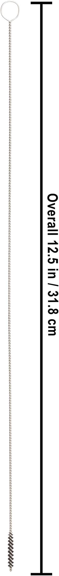 REDECKER Milk Foamer Hose Brush - Ideal for Espresso & Coffee Machine Attachments, Baby Bottle Cleaning, Detailing & More - Durable Nylon Bristles, Flexible Wire Handle, 12-1/2 Inches