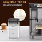 Fully Automatic Espresso Machine with Milk Frother Model with Automatic Milk Foam & TFT Display, Built-In Grinder, Ideal for Home & Office Use
