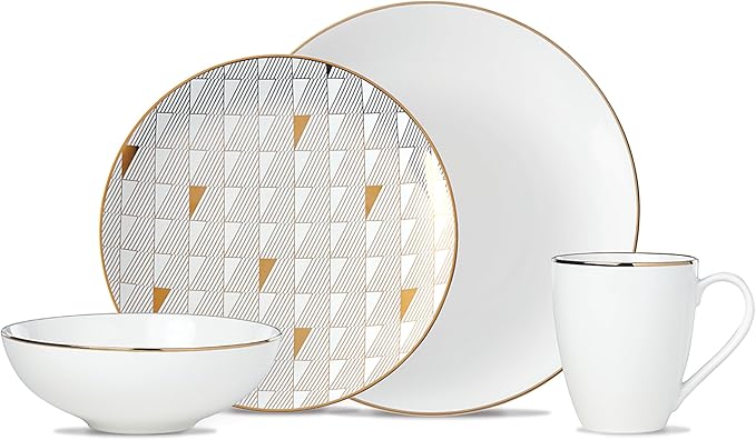 Lenox White Trianna 4-Piece Place Setting, 5.50 LB