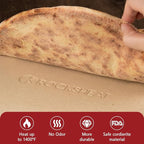 K ROCKSHEAT Small Pizza Stone Round for Grill and Oven, 11 Inch Cordierite Grill Pizza Stones, Food Grade Baking Stone for Oven 11"