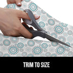 GORILLA GRIP DripGuard Drawer and Shelf Liner for Cabinet, Slip Resistant Non Adhesive Protection for Kitchen, BPA Free Smooth Surface Plastic Liners for Cabinets, Drawers, 17.5x240 Inch, Turquoise