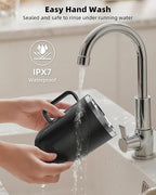 Nuwave Smart Heated Coffee Mug Rechargeable, 16oz Self Heating Temperature Control Mug with LED Display, Custom Brew Modes, Double-Wall Vacuum Insulation, 5-Hour Battery Life, Auto Shut-Off