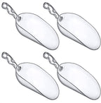 Amazing Abby - Elsa - 24-Ounce Plastic Ice Scoops (Set of 4), Plastic Utility Scoops, BPA-Free, Food-Grade, Shatter-Proof, Good for Kitchen and Restaurant, Perfect for Home and Commercial Use