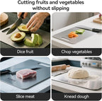 Titanium Cutting Board For Kitchen,100% Pure Titanium Cutting Board,Food GradeQuality,Non-Stick Double-Sided Cutting,Dishwasher Safe, Easy To Clean (S:12 * 8 Inches)