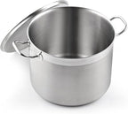 Cooks Standard Stockpots Stainless Steel, 20 Quart Professional Grade Stock Pot with Lid, Silver